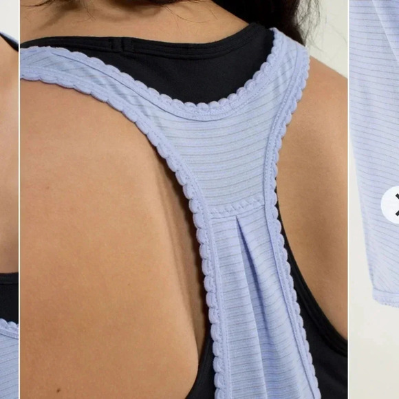 Lululemon 105 F Singlet *Silver heathered lavender dusk size 4-6 - Picture 10 of 12